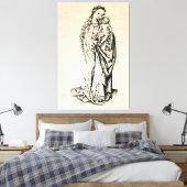 Weihnachtskrippe Madonna und Kinderkind Jungfrau M Leinwanddruck (Insitu (Schlafzimmer))