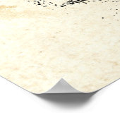 Weihnachtskrippe Madonna und Kinderkind Jungfrau M Poster (Ecke)