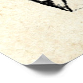 Weihnachtskrippe Madonna und Kinderkind Jungfrau M Poster (Ecke)