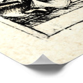 Weihnachtskrippe Madonna und Kinderkind Jungfrau M Poster (Ecke)