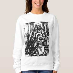 Weihnachtskrippe Madonna und Kinderkind Jungfrau M Sweatshirt