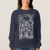 Weihnachtskrippe Madonna und Kinderkind Jungfrau M Sweatshirt (Vorderseite)