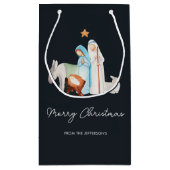 Weihnachtskrippe-Manager Geschenktasche Kleine Geschenktüte (Rückseite)
