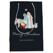Weihnachtskrippe-Manager Geschenktasche Mittlere Geschenktüte (Vorderseite)