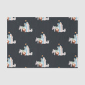 Weihnachtskrippe-Manager Geschenktasche Seidenpapier (Vorderseite)