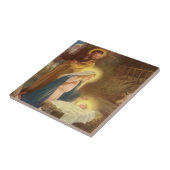 Weihnachtskrippe, Mary Joseph Baby Jesus Fliese (Seite)