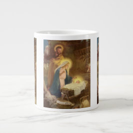 Weihnachtskrippe, Mary Joseph Baby Jesus Jumbo-Tasse