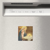 Weihnachtskrippe, Mary Joseph Baby Jesus Magnet (In Situ (Geschirrspüler))