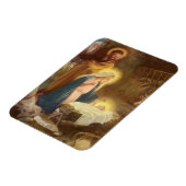 Weihnachtskrippe, Mary Joseph Baby Jesus Magnet (Linke Seite)