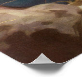 Weihnachtskrippe, Mary Joseph Baby Jesus Poster (Ecke)