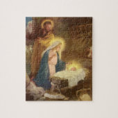 Weihnachtskrippe, Mary Joseph Baby Jesus Puzzle (Vertikal)