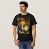 Weihnachtskrippe, Mary Joseph Baby Jesus T-Shirt (Vorne ganz)