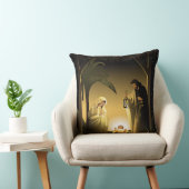 Weihnachtskrippe Mary, Joseph und Baby Jesus Kissen (Stuhl )