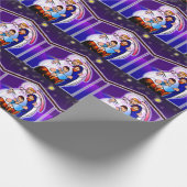 Weihnachtskrippe mit dem Baby Jesus Geschenkpapier (Ecke)