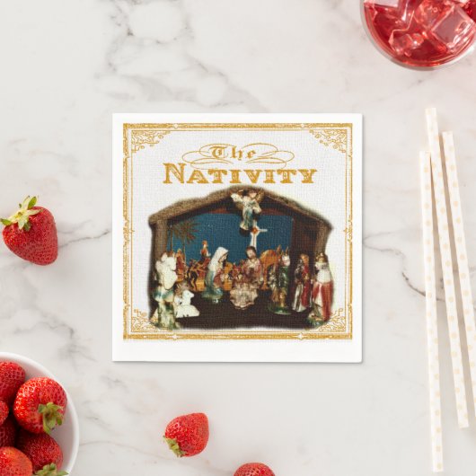 Weihnachtskrippe Napkins Serviette (Beispiel)