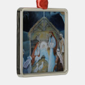 Weihnachtskrippe Ornament Aus Metall (Rechts)