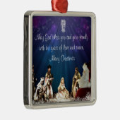 Weihnachtskrippe Ornament Aus Metall (Rechts)