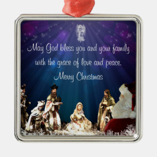 Weihnachtskrippe Ornament Aus Metall