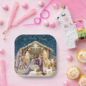 Weihnachtskrippe Pappteller (Party)