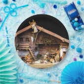 Weihnachtskrippe Pappteller (Party)