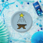 Weihnachtskrippe Pappteller (Party)