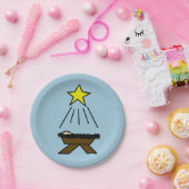 Weihnachtskrippe Pappteller (Party)