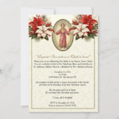 Weihnachtskrippe Party Celebration Religious Einladung (Vorderseite)