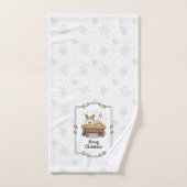 Weihnachtskrippe Pembroke Walisischer Korgi (rot1) Badhandtuch Set (Handtuch)