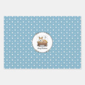 Weihnachtskrippe Pembroke Walisischer Korgi (rot1) Geschenkpapier Set (Vorderseite 2)