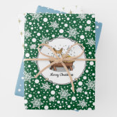 Weihnachtskrippe Pembroke Walisischer Korgi (rot1) Geschenkpapier Set (Beispiel)