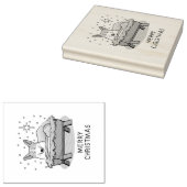 Weihnachtskrippe Pembroke Walisischer Korgi (rot1) Gummistempel (Stempel)