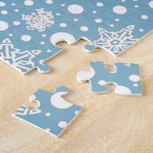 Weihnachtskrippe Pembroke Walisischer Korgi (rot1) Puzzle (Seite)