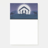 Weihnachtskrippe Post-it Klebezettel (Vorderseite)