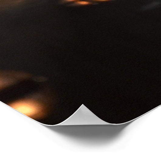 Weihnachtskrippe Poster (Ecke)