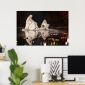 Weihnachtskrippe Poster (Heimbüro)