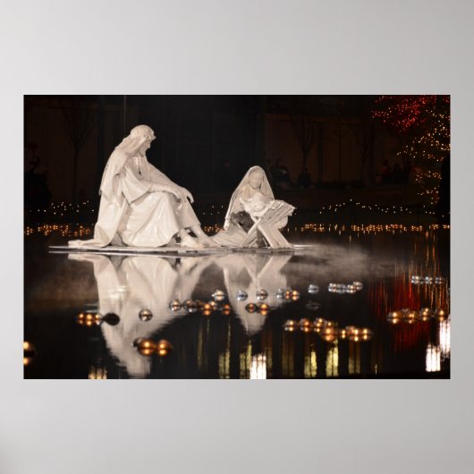 Weihnachtskrippe Poster (Vorne)