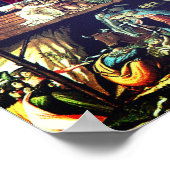 Weihnachtskrippe Poster (Ecke)