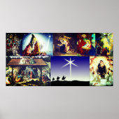 Weihnachtskrippe Poster (Vorne)