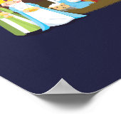 Weihnachtskrippe Poster (Ecke)