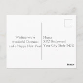 Weihnachtskrippe Postkarte (Rückseite)