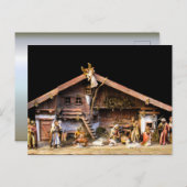 Weihnachtskrippe Postkarte (Vorne/Hinten)