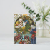 "Weihnachtskrippe" Postkarte (Stehend Vorderseite)