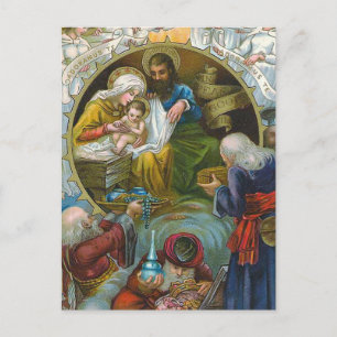 "Weihnachtskrippe" Postkarte