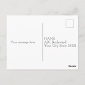 Weihnachtskrippe Postkarte (Rückseite)