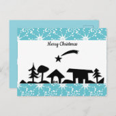 Weihnachtskrippe Postkarte (Vorne/Hinten)