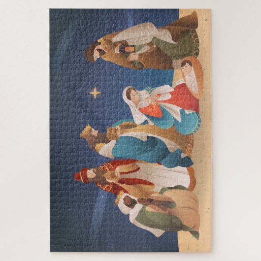 Weihnachtskrippe Puzzle (Vertikal)