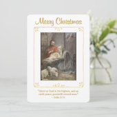 Weihnachtskrippe religiöses Weihnachten (Stehend Vorderseite)