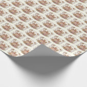 Weihnachtskrippe Religious Baby Jesus Angels Geschenkpapier (Ecke)