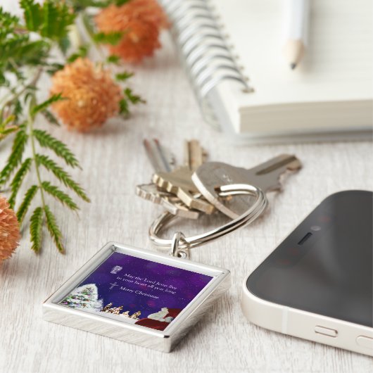 Weihnachtskrippe Schlüsselanhänger (Seite)