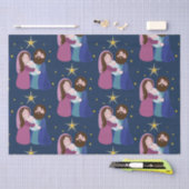 Weihnachtskrippe Seidenpapier (Handwerk)